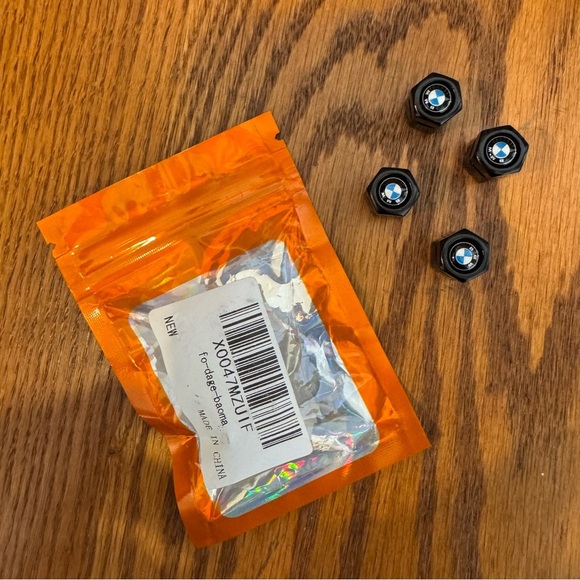 BMW, 4PCS Tire Caps, Aluminum Alloy Valve Stem Cap, Decorative Accessory - Picture 2 of 2